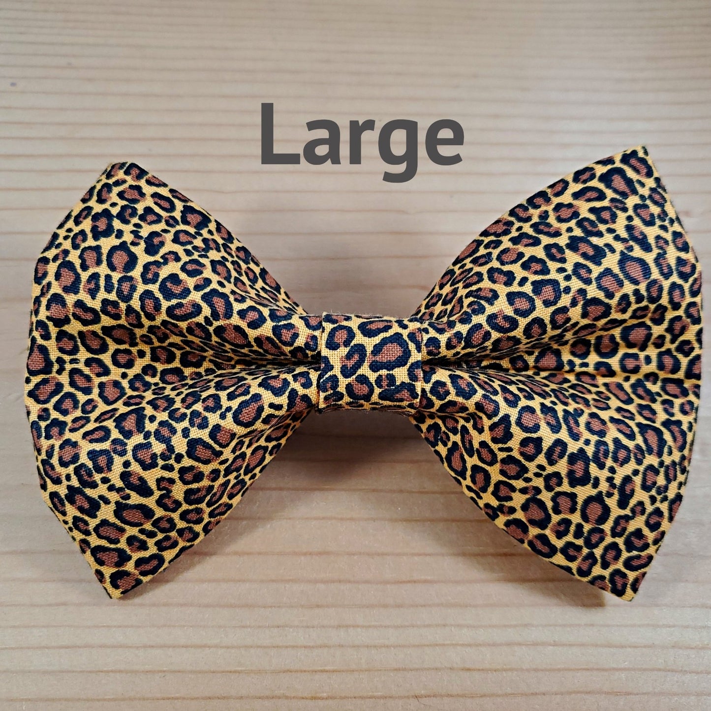 Fiocco stampa animalier leopardata - Large