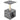 Albero per Gatti e Tiragraffi Sisal 55 cm Zampe Stampate Grigio
