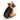 Gilet reversibile Puffer - nero/rosso