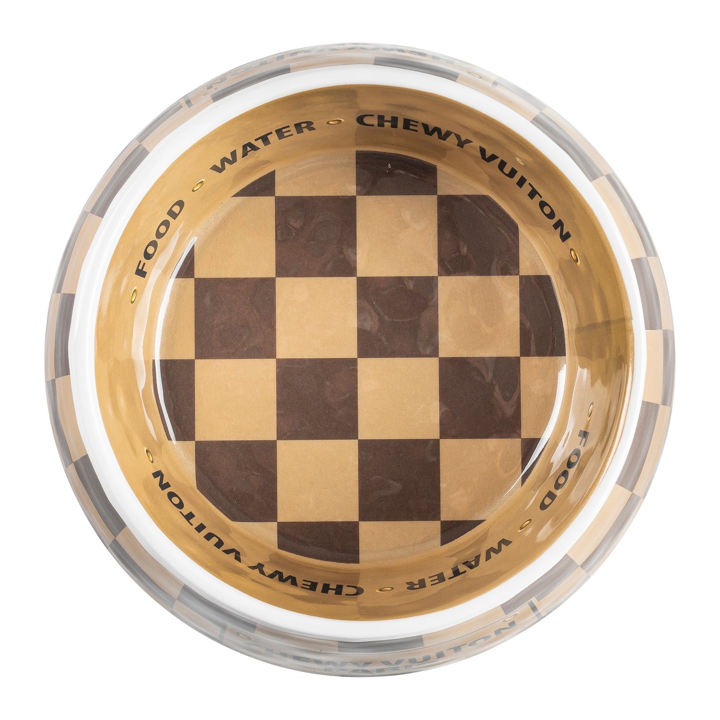 Checker Chewy Vuiton Ciotola