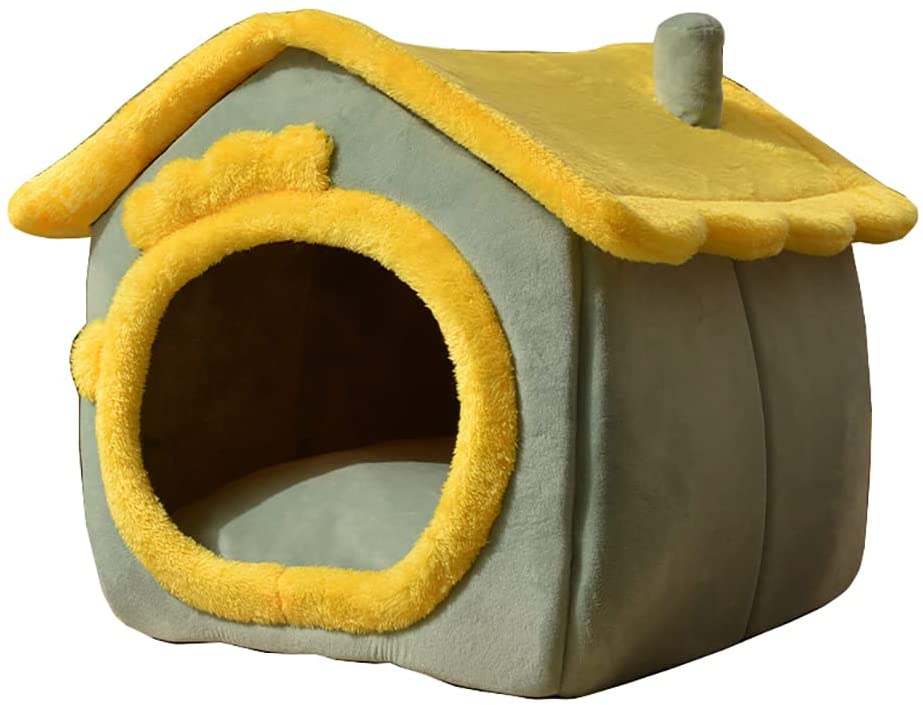 Casa per Cani per Animali Domestici Caldi, Lavabile Piccolo Letto  Caldo,B,48 * 40 * 39CM