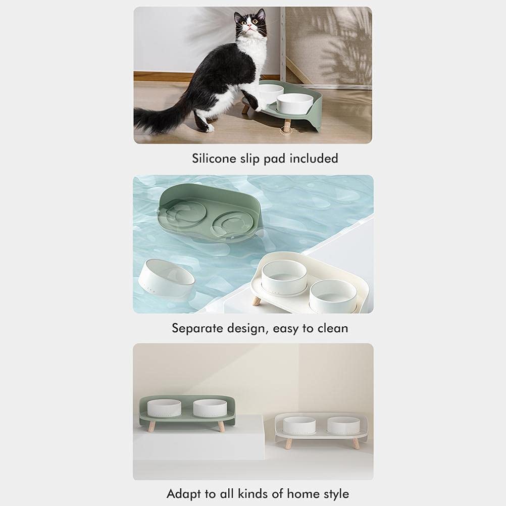 Ciotole in ceramica per cani e gatti - BIANCA