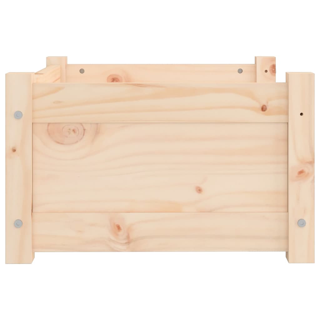 Cuccia per Cani 55,5x45,5x28 cm in Legno Massello di Pino